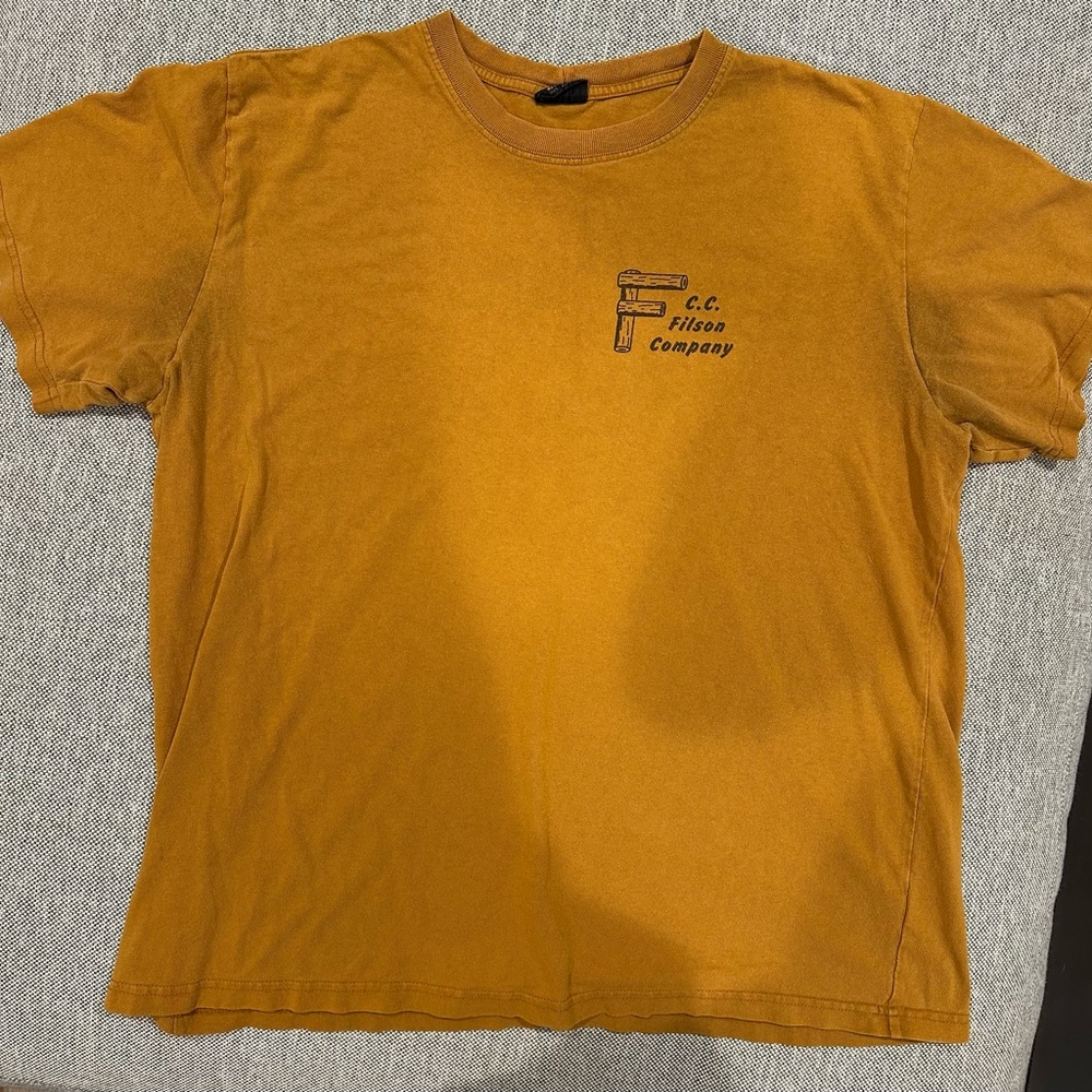 Filson Men's Mustard Short Sleeve Tee
